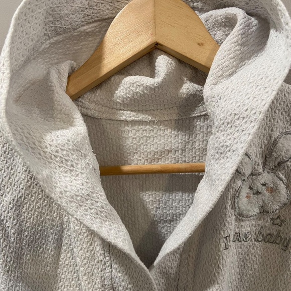 3 for $45 _ 100% cotton light blue bath robe - Picture 2 of 13